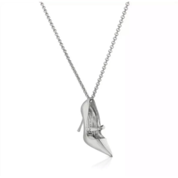 Manolo Blahnik Jewelry - Extremely Rare Manolo Blahnik Mary Jane Necklace Silver by Tous